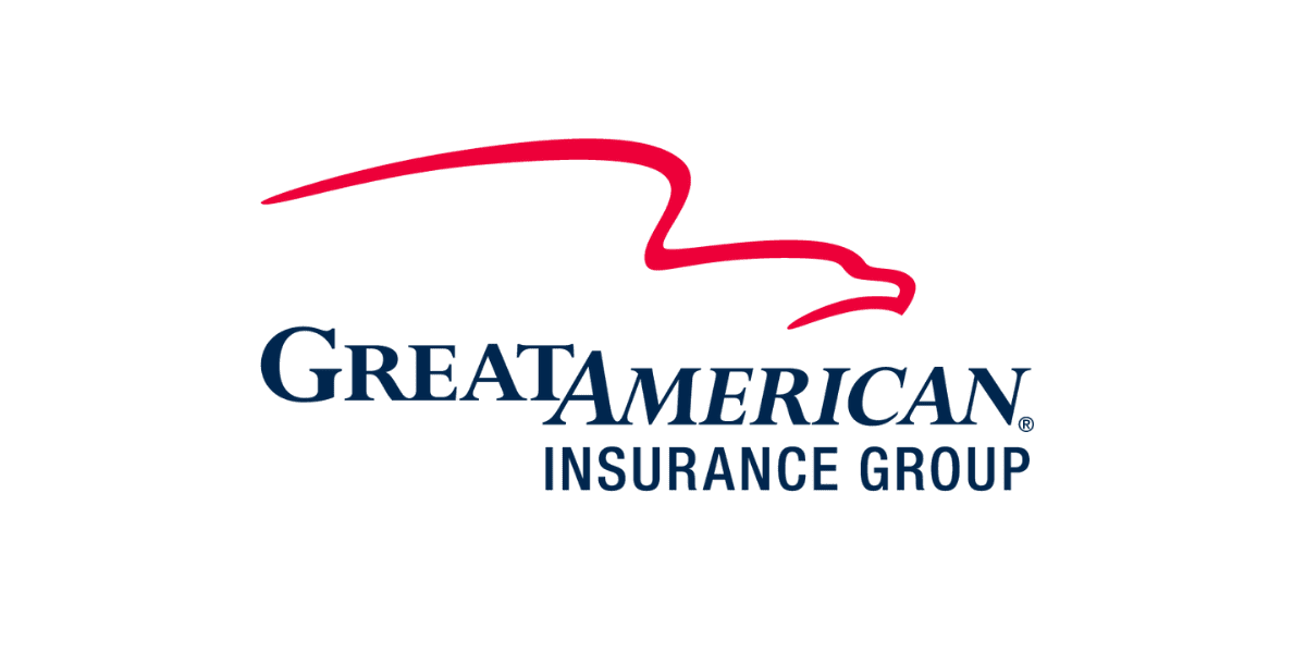 Logo of Great American Insurance Group, known for Crop and Livestock Insurance in Southeast Missouri, featuring a red outline of an eagle above the company name in blue text on a light background.